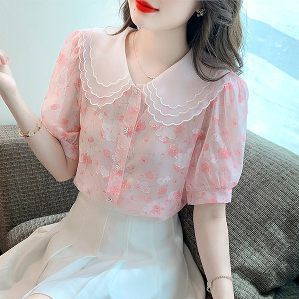 เสื้อชีฟองเกาหลี เสื้อชีฟองสวยๆ