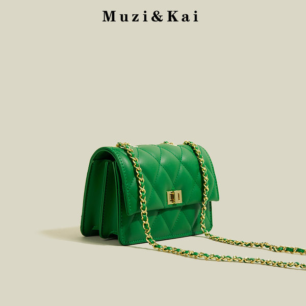 กระเป๋าสะพายข้างผู้หญิง กระเป๋าสะพายสไตล์เกาหลี By Muzi&Kai