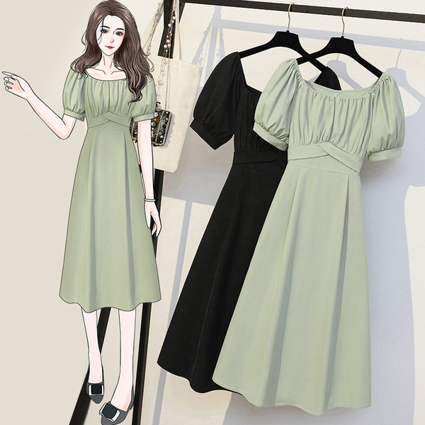 เดรสคนอ้วน เดรสสาวอวบ ชุดเดรสคนอ้วนวัยรุ่น BY PLUS SIZE Girl