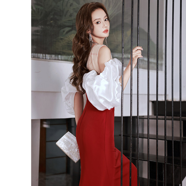 ชุดราตรี ชุดราตรีสวยหรู แบบ ทันสมัย Evening dress