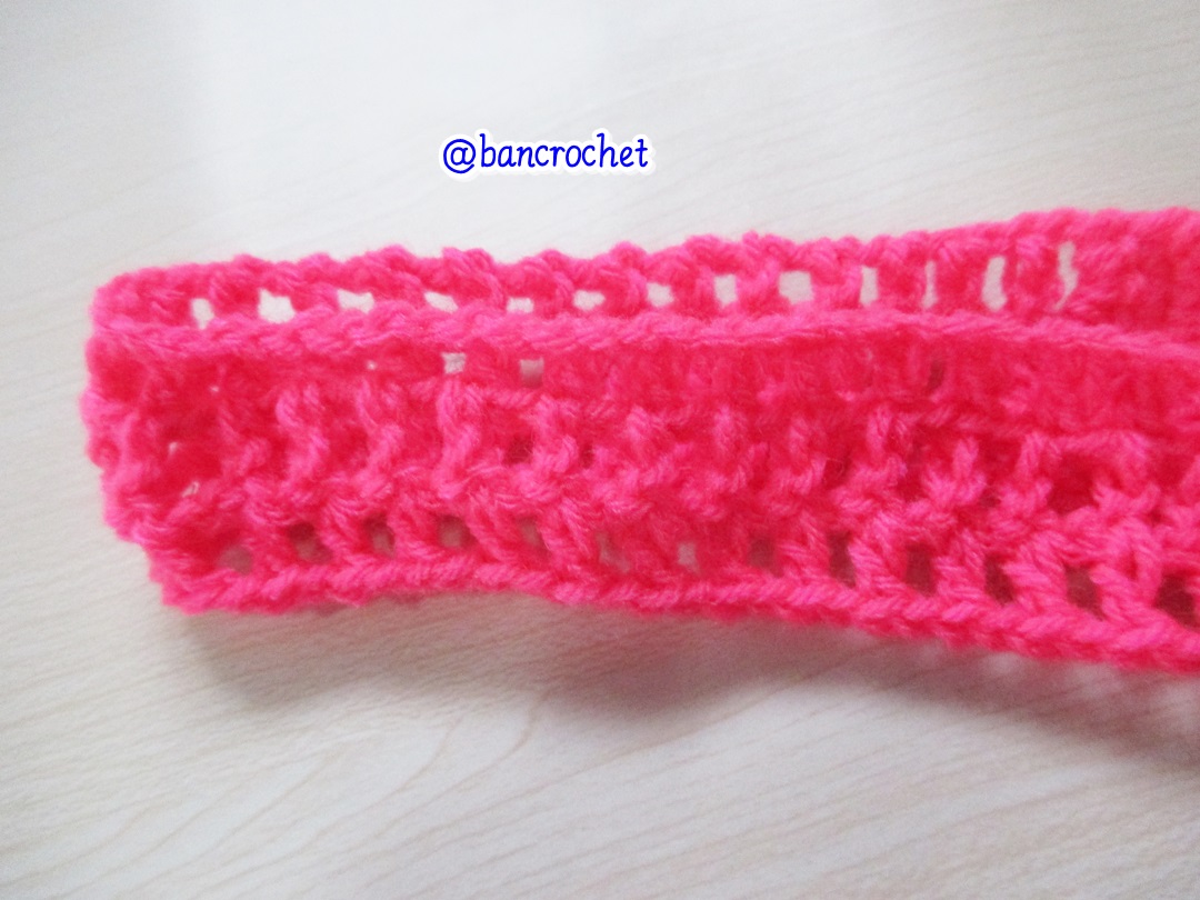 Bancrochet ราคาส่ง ที่คาดผมถักโครเชต์ crochet headband หลากสี 1-1.5*13 inch