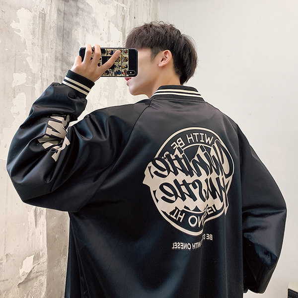 เสื้อแจ็คเก็ตเบสบอล เสื้อคลุม เสื้อแขนยาวสไตล์เกาหลี