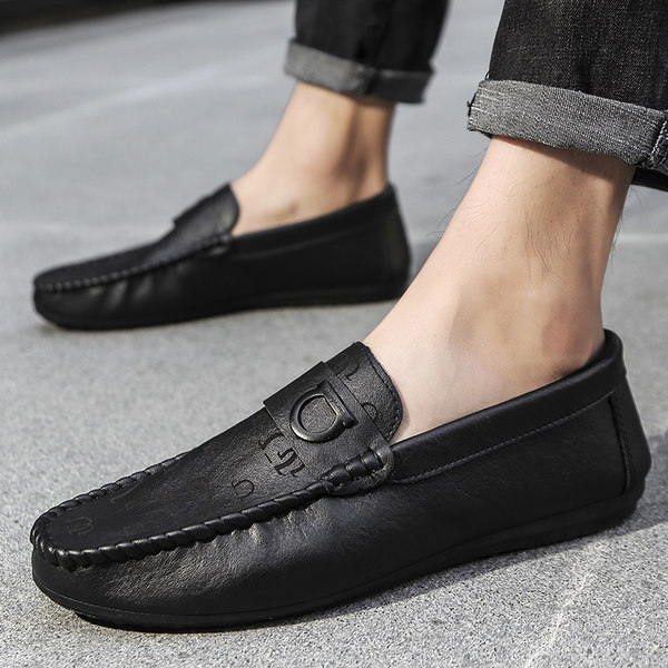 รองเท้าโลฟเฟอร์ชาย รองเท้าผู้ชาย รองเท้าแฟชั่นชาย รองเท้าหนังผู้ชาย Men Loafer Slip-On Shoes