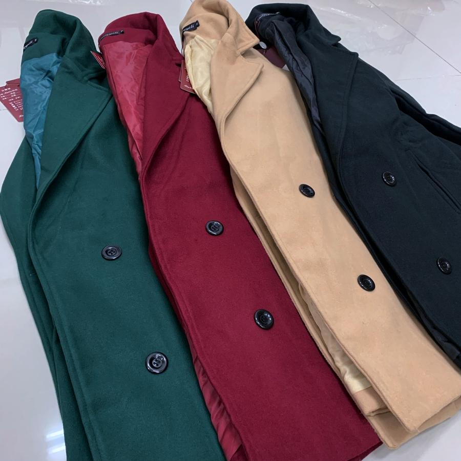 S-4XL เสื้อโค้ทกันหนาว สไตล์เกาหลี ทรงเรียบง่าย ทรงยาว ดูดี ผ้าวูลผสมบุซับในกันลม จะใส่คลุม หรือใส่เป็นโค้ทก้สวยเก๋ พร้อมส่งจ้า น้ำตาลกากี