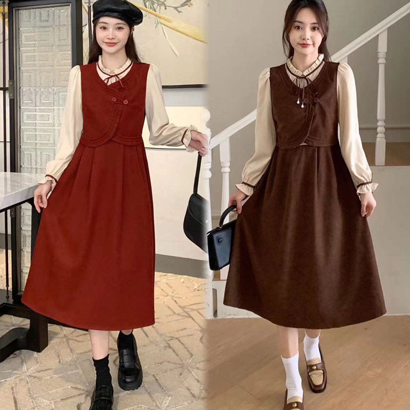 เดรสสาวอวบ มีไซส์ L-4XLอกเสื้อ 38-47 นิ้ว ใส่ได้ทั้งสาวหุ่นดีน่ารักจนถึงสาวอวบพลัสไซส์ จัดส่งฟรี! ทักแชทสั่งซื้อ