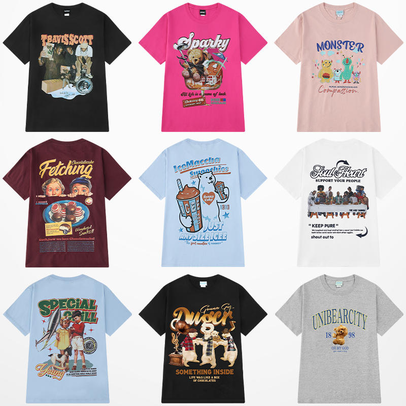 เสื้อยืดคอกลม ผู้ชาย เสื้อยืดผู้ชายเกาหลี เสื้อยืดเกาหลี แบรนด์ NELLY