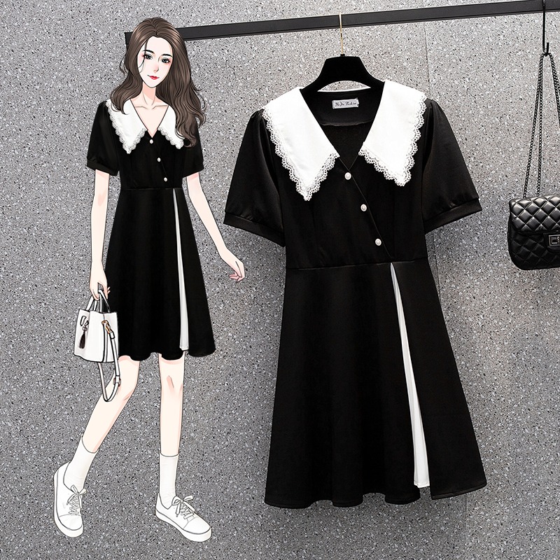 เดรสสาวอวบ มีไซส์ L-4XLอกเสื้อ 38-47 นิ้ว ใส่ได้ทั้งสาวหุ่นดีน่ารักจนถึงสาวอวบพลัสไซส์ จัดส่งฟรี! ทักแชทสั่งซื้อ