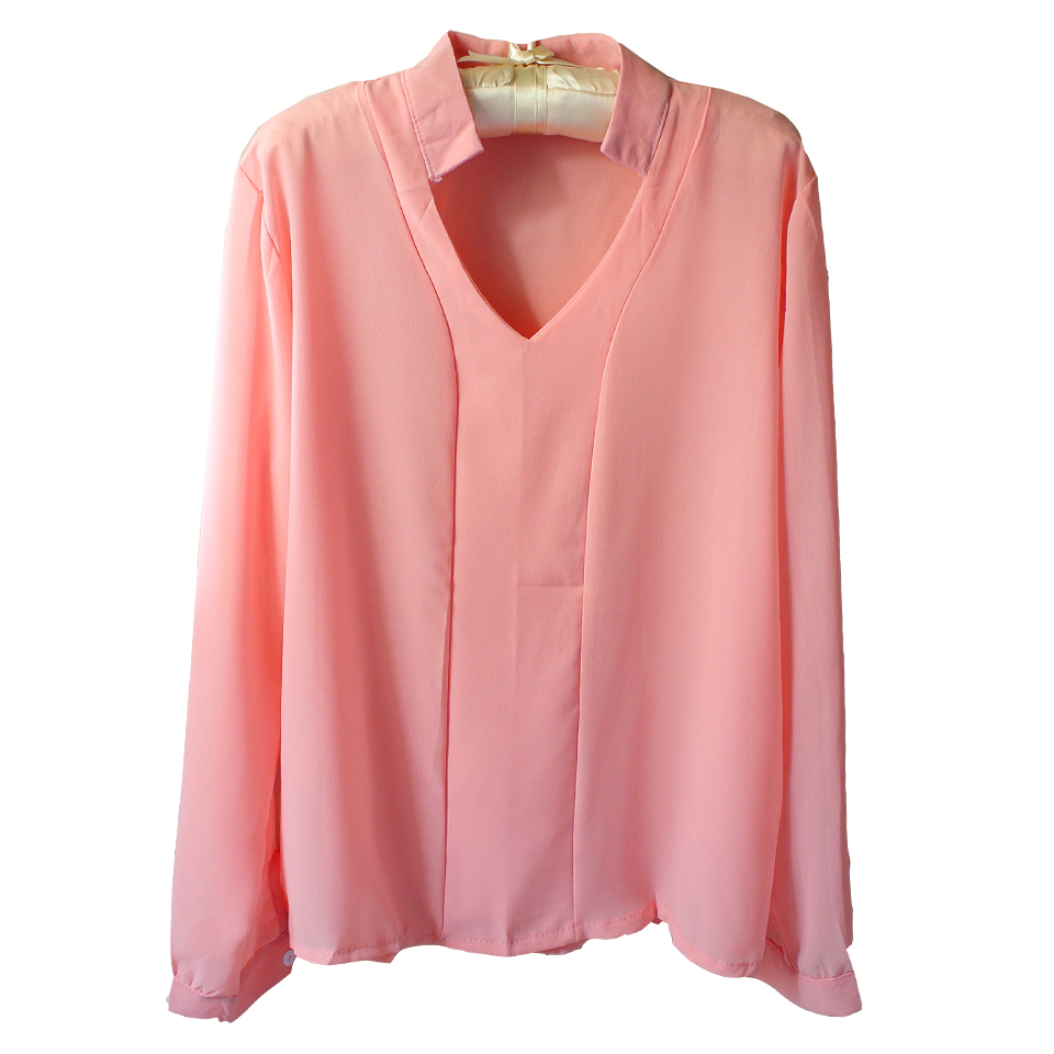 เสื้อชีฟองแขนยาว สีดำ