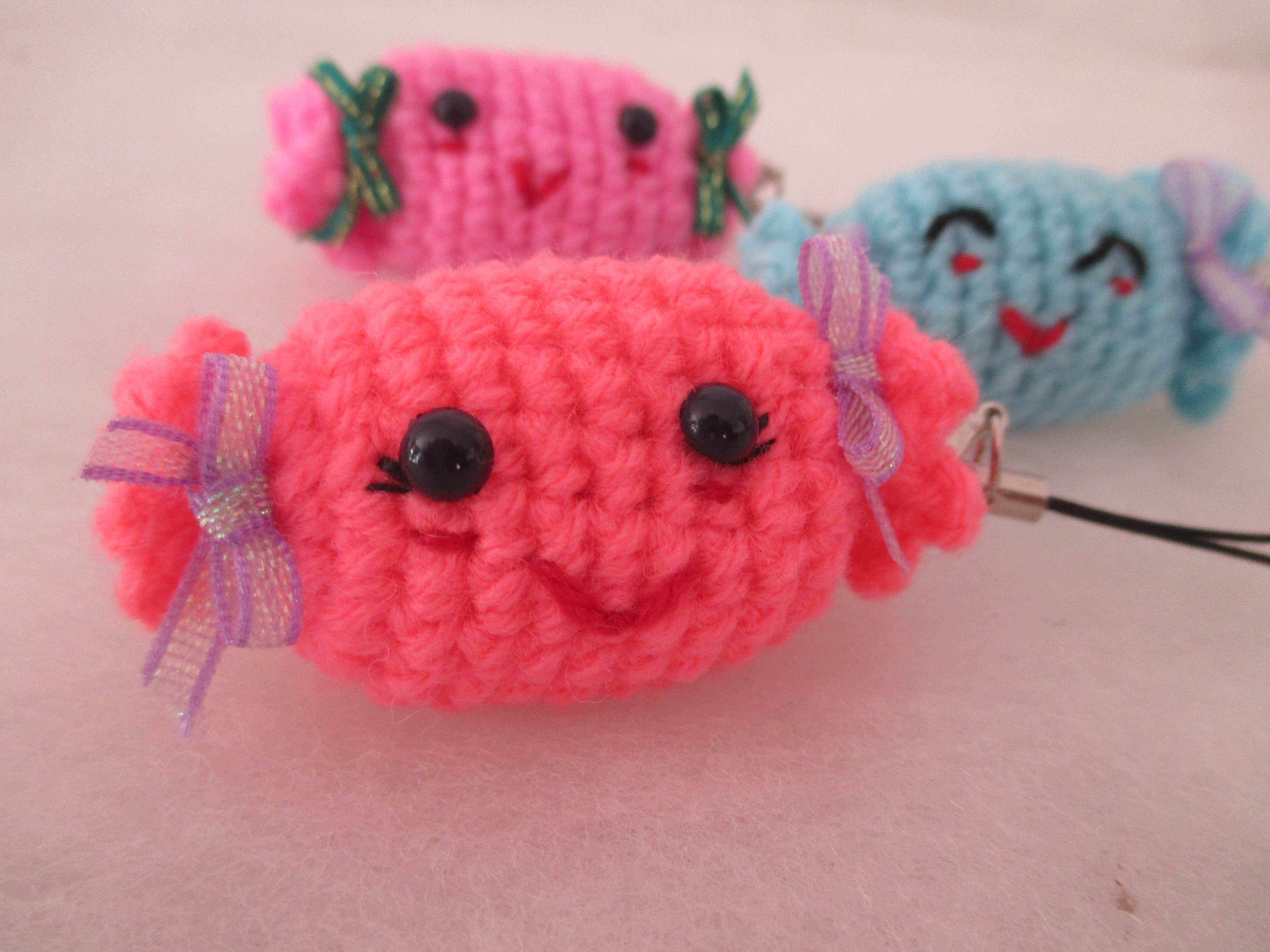 พวงกุญแจลูกกวาด