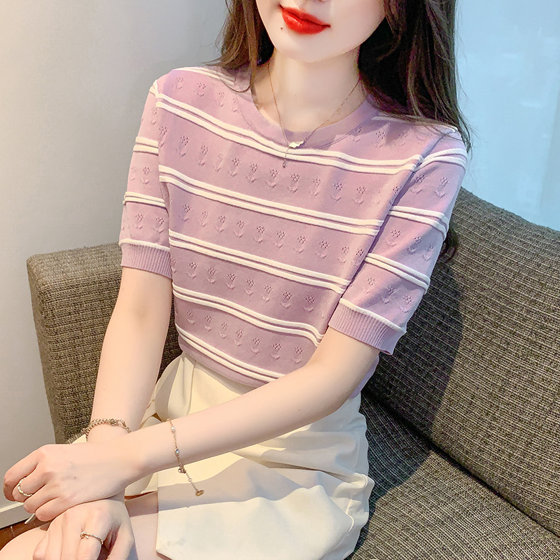 เสื้อผ้าวัยรุ่นเกาหลี เสื้อยืดวัยรุ่นผู้หญิง มีขนาด S M L XL