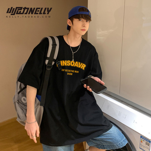 เสื้อยืดคอกลม ผู้ชาย เสื้อยืดผู้ชายเกาหลี เสื้อยืดเกาหลี แบรนด์ NELLY