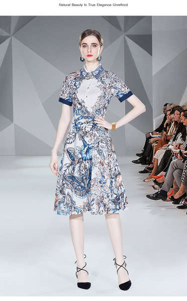 ชุดเดรสเรียบหรูดูแพง เดรสแบรนด์ DG Boutique