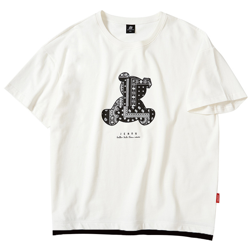 เสื้อยืดผู้ชายอ้วน S-5XL(อกเสื้อ39-51นิ้ว)