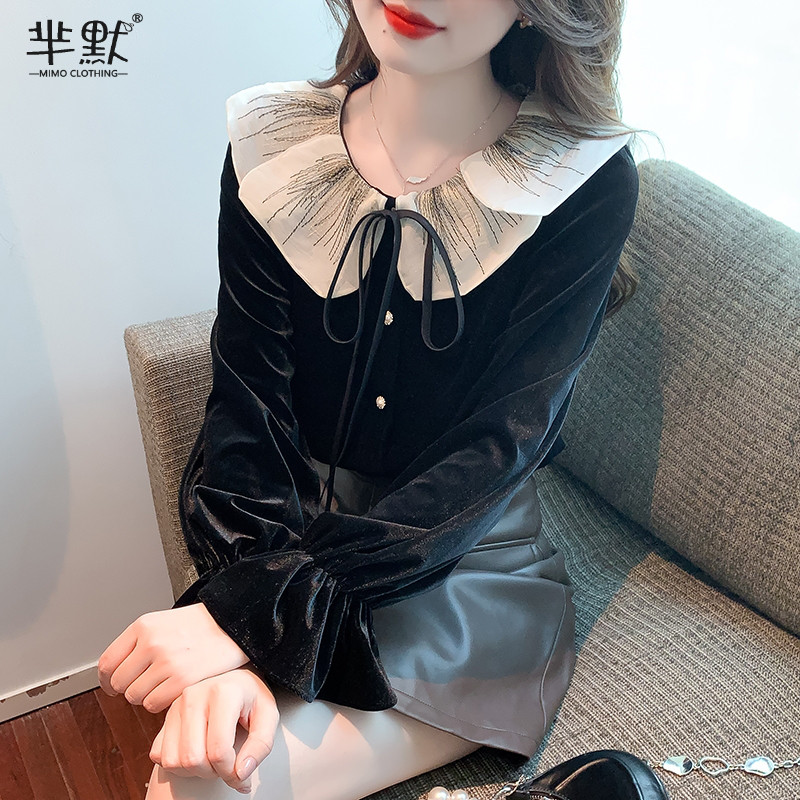 เสื้อลูกไม้ เสื้อเชิ้ตแขนยาว