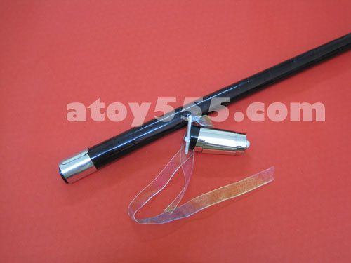 ง่ายๆ (มีคู่มือ/คลิปสอน🇹🇭) อุปกรณ์มายากล ริบบิ้นเป็นไม้เท้า (Plastic Appearing Cane)90 cm