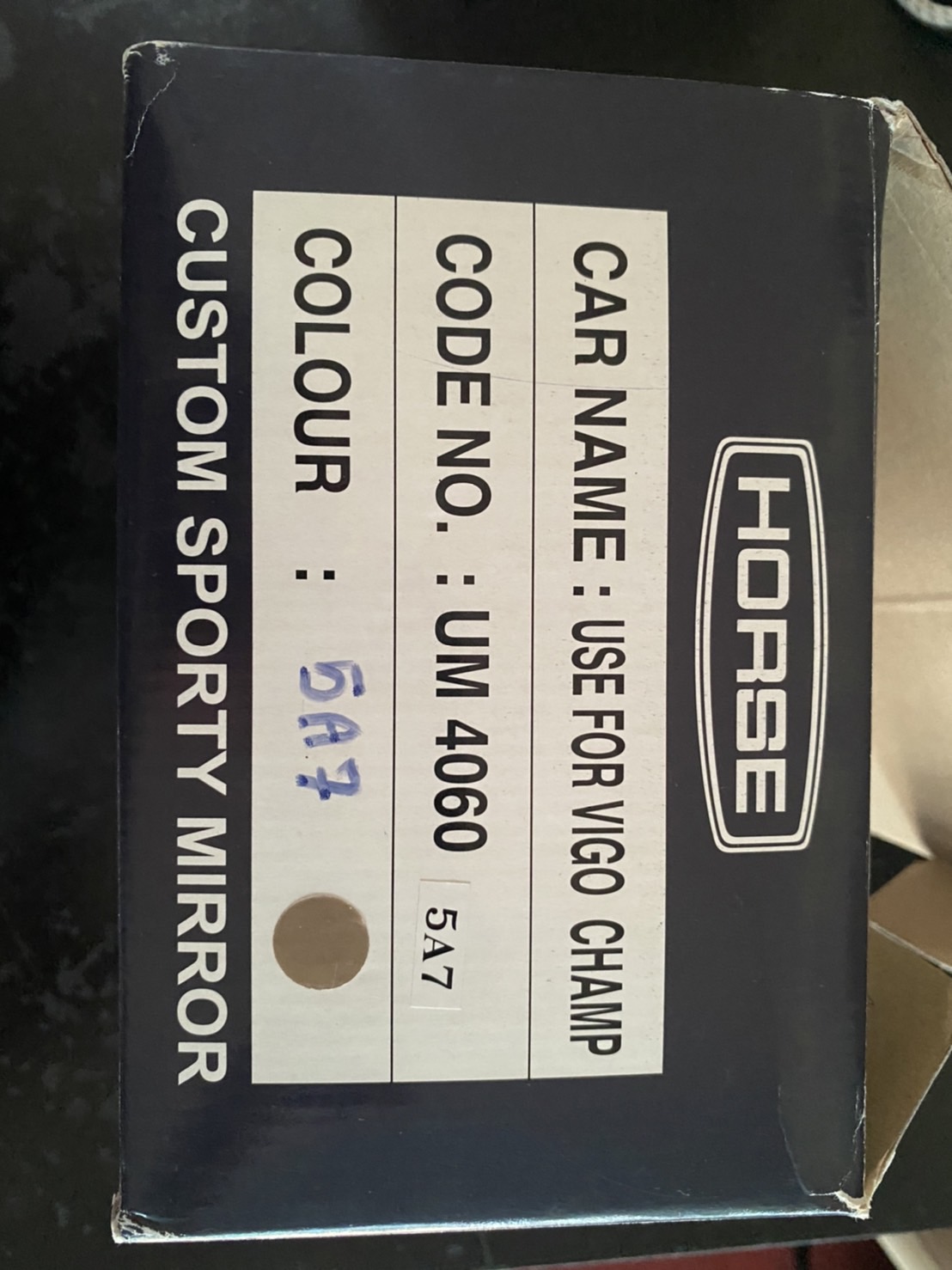 กระจกมองมุม Vigo ระบุสีได้)