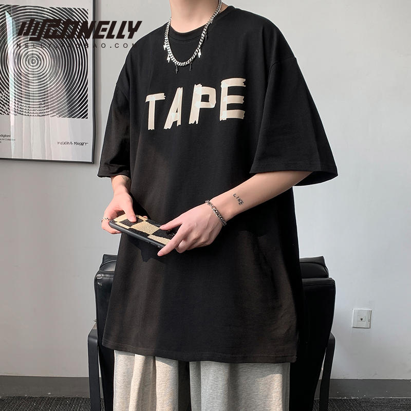 เสื้อยืดคอกลม ผู้ชาย เสื้อยืดผู้ชายเกาหลี เสื้อยืดเกาหลี แบรนด์ NELLY