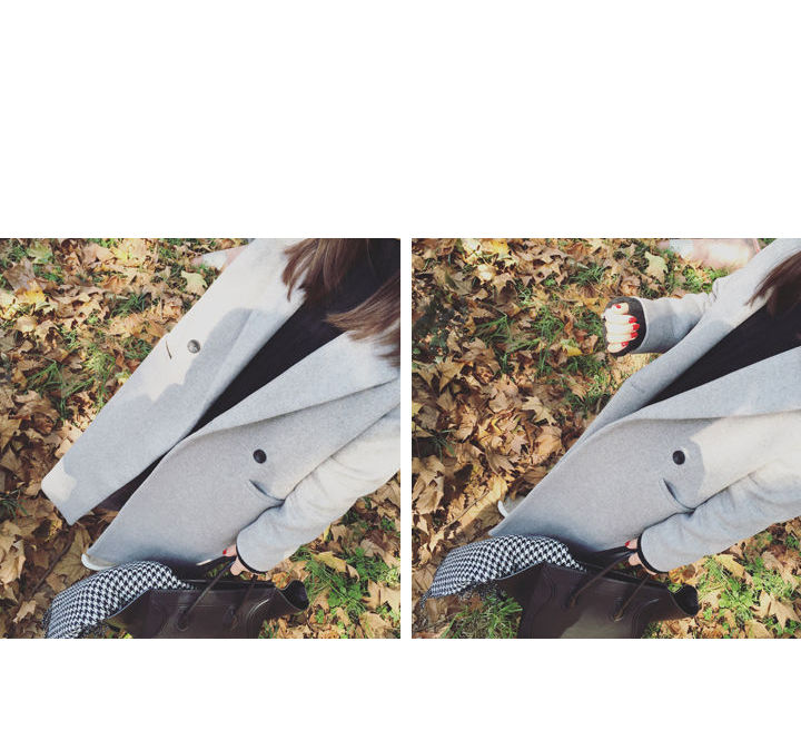 OverCoat เสื้อโค้ทกันหนาว ทรงยาวสีเทา งานดี ผ้าวูลผสมเนื้อหนา เป็นทรง บุซับในกันลม พร้อมส่ง same pic