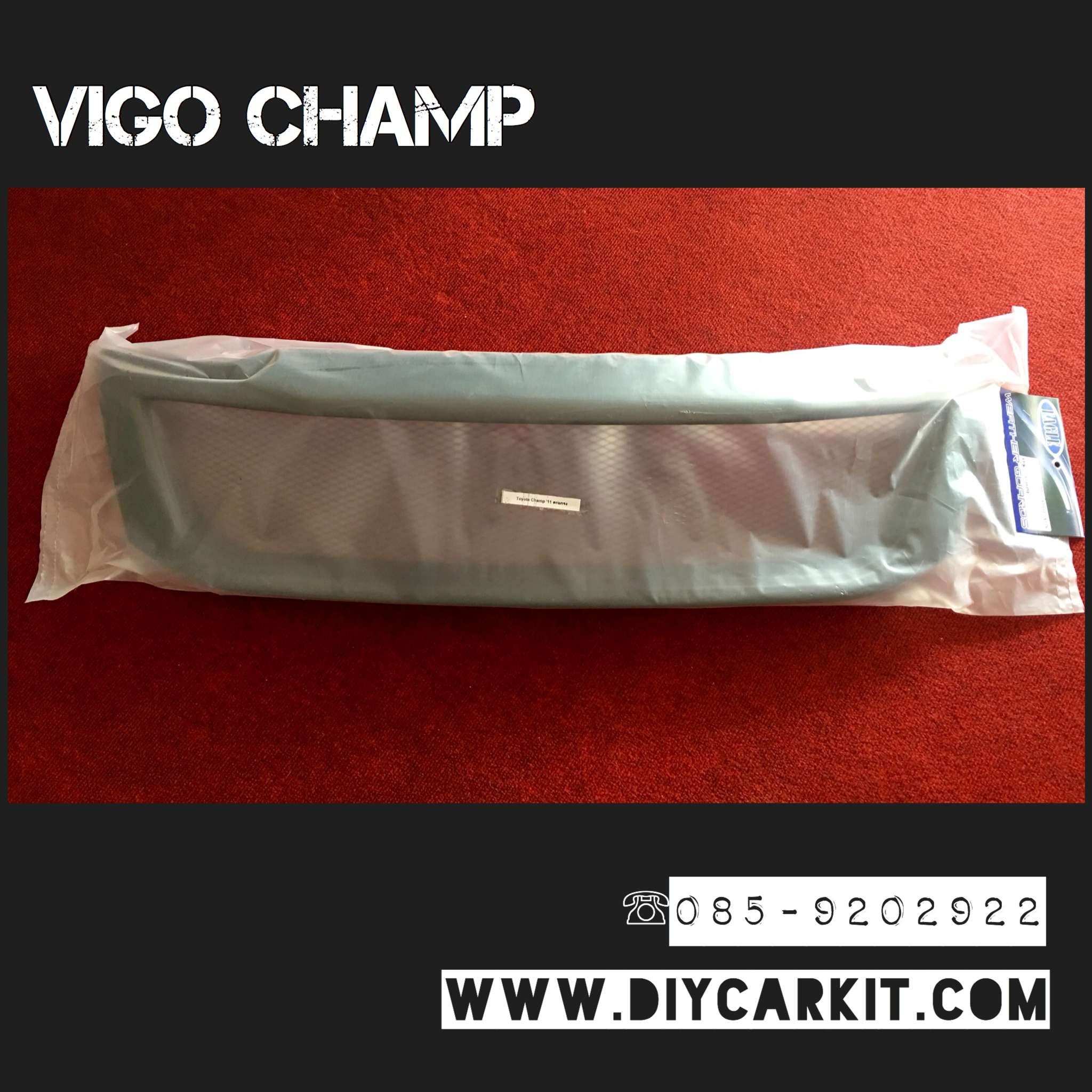 กระจังหน้าตาข่ายดำ ทรงTRD แต่ง Vigo Champ