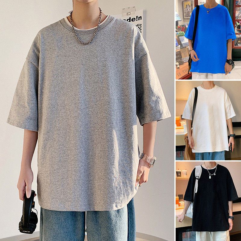 เสื้อยืดผู้ชายอ้วน XL-5XL อกเสื้อ40-52 นิ้ว