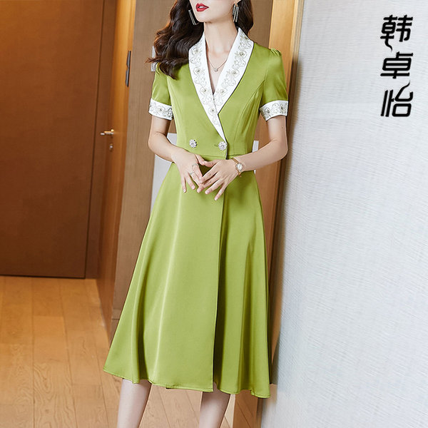 เดรสวัยผู้ใหญ่40-60ปี เดรสคุณแม่ ชุดเดรสทำงานวัยผู้ใหญ่ แบรนด์ MAMA DRESS