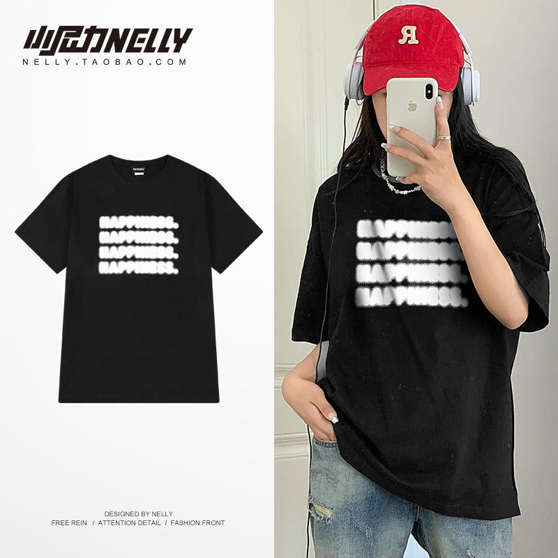 เสื้อยืดคอกลม ผู้ชาย เสื้อยืดผู้ชายเกาหลี เสื้อยืดเกาหลี แบรนด์ NELLY