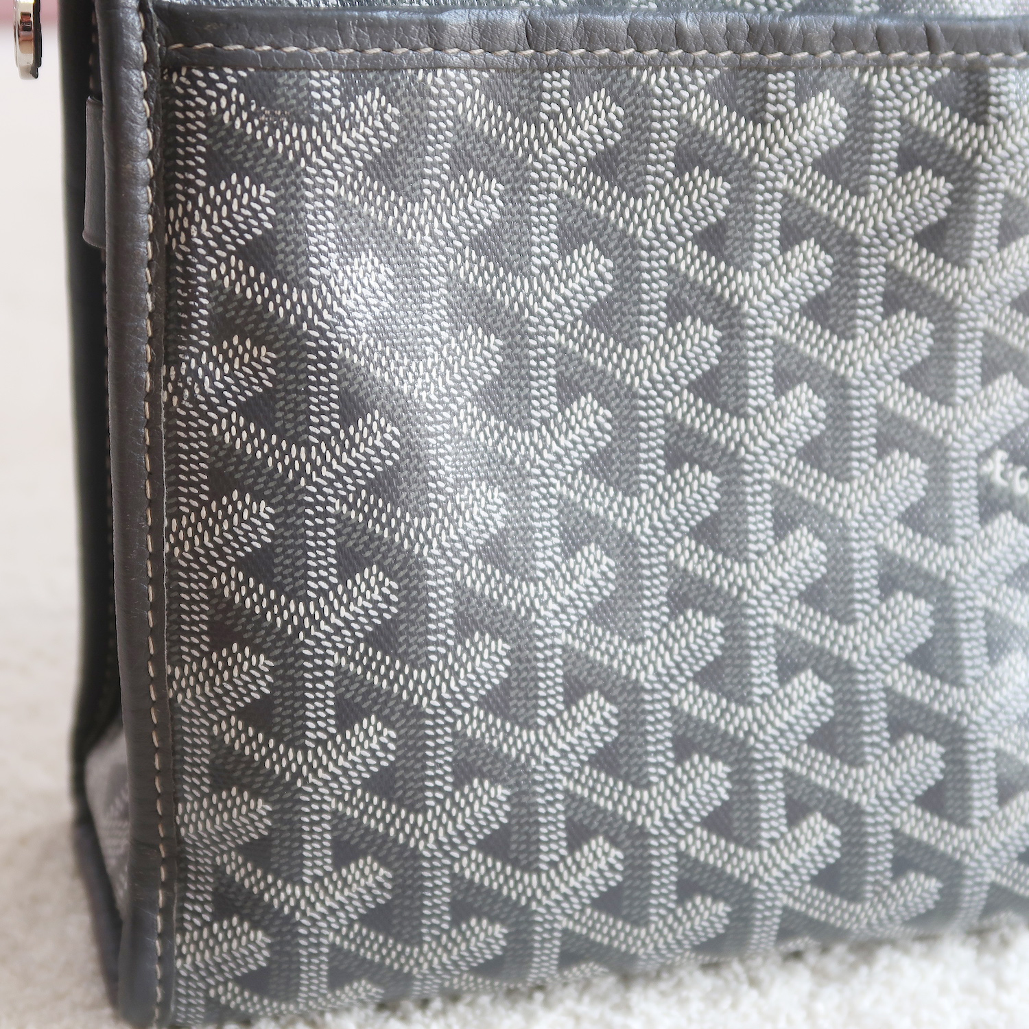 Goyard Grey Jouvence Clutch MM 2020