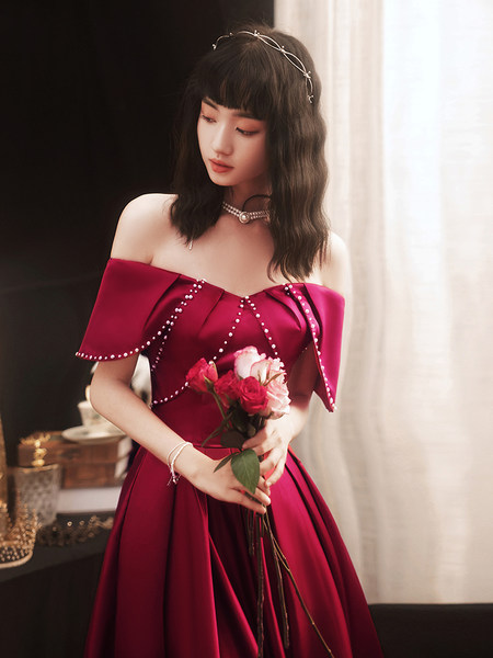 ชุดราตรี ชุดออกงาน ดีไซน์หรู แบรนด์ Angel