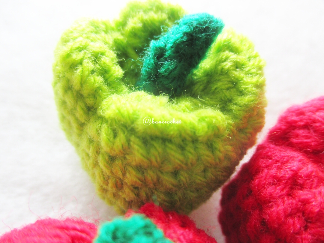 พริกหวานถักโครเชต์ Bell pepper crochet