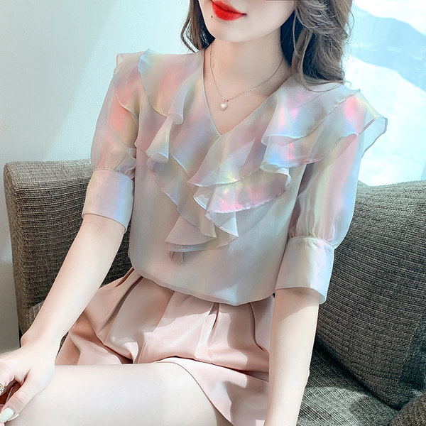เสื้อเชิ้ตแขนยาววัยรุ่น ลายสวยๆ แบรนด์ YIL AN