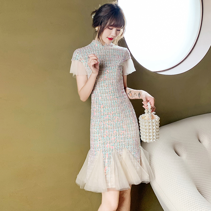 ชุดราตรี ชุดราตรีสวยหรู แบบ ทันสมัย Evening dress