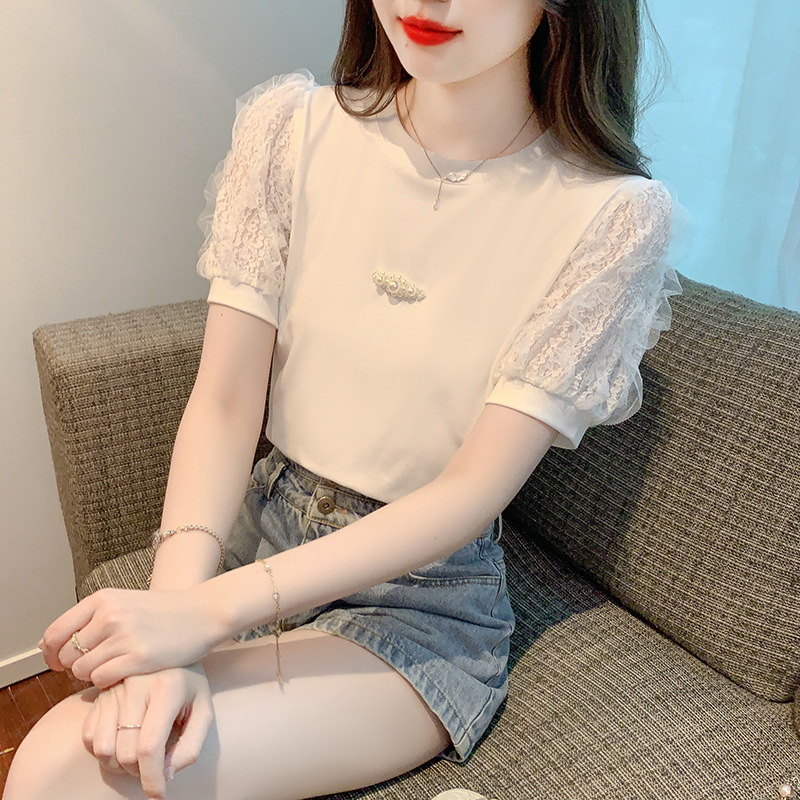 เสื้อผ้าวัยรุ่นเกาหลี เสื้อยืดวัยรุ่นผู้หญิง มีขนาด S M L XL