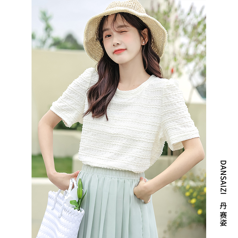 เสื้อผ้าวัยรุ่นเกาหลี เสื้อยืดวัยรุ่นผู้หญิง มีขนาด S M L XL