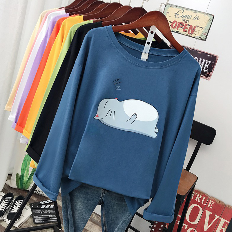 เสื้อยืดคอตตอน สกรีนลายน่ารัก มีหลากหลายสี ส่งฟรีทั่วไทย BY JIMIAO