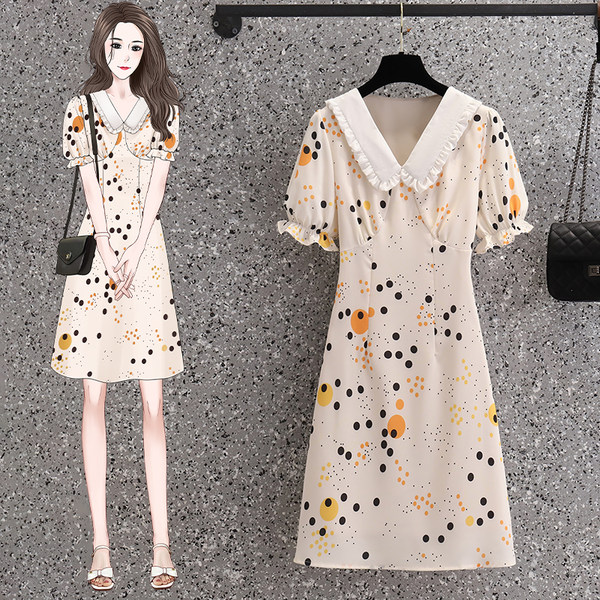 เดรสคนอ้วน เดรสสาวอวบ ชุดเดรสคนอ้วนวัยรุ่น BY PLUS SIZE Girl