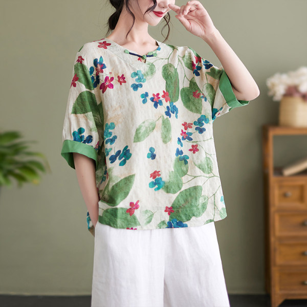 เสื้อลินิน แบบเสื้อสวยๆ เสื้อผ้าฝ้ายลินิน เสื้อเชิ้ตผ้าลินิน BY LININ