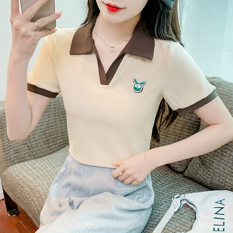 เสื้อผ้าวัยรุ่นเกาหลี เสื้อยืดวัยรุ่นผู้หญิง มีขนาด S M L XL