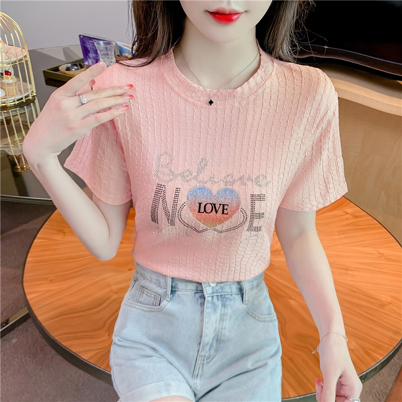 เสื้อผ้าวัยรุ่นเกาหลี เสื้อยืดวัยรุ่นผู้หญิง มีขนาด S M L XL
