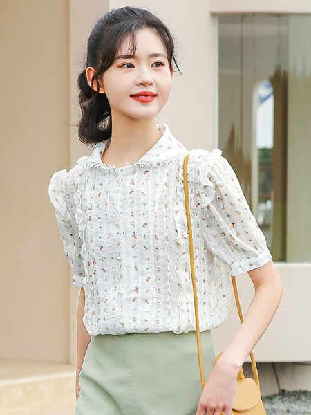 เสื้อชีฟองเกาหลี เสื้อชีฟองสวยๆ