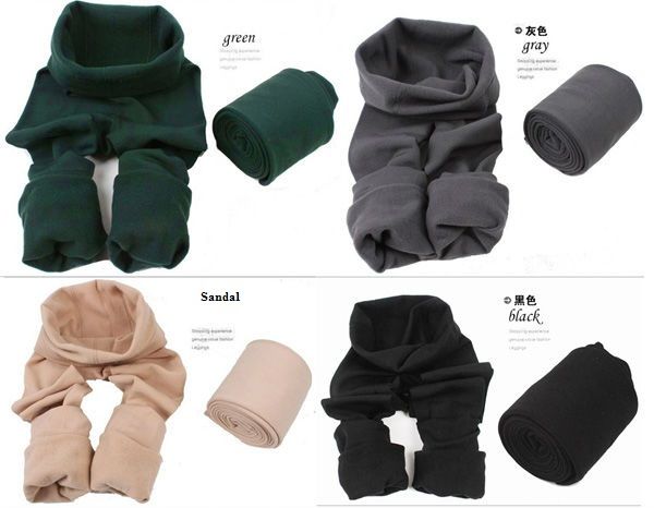 Legging เลกกิ้งกันหนาว สีเนื้อ ด้านในเป็นผ้าสำลี ยืดได้เยอะ กระชับทรง คลุมส้นเท้า พร้อมส่งเลยจ้า