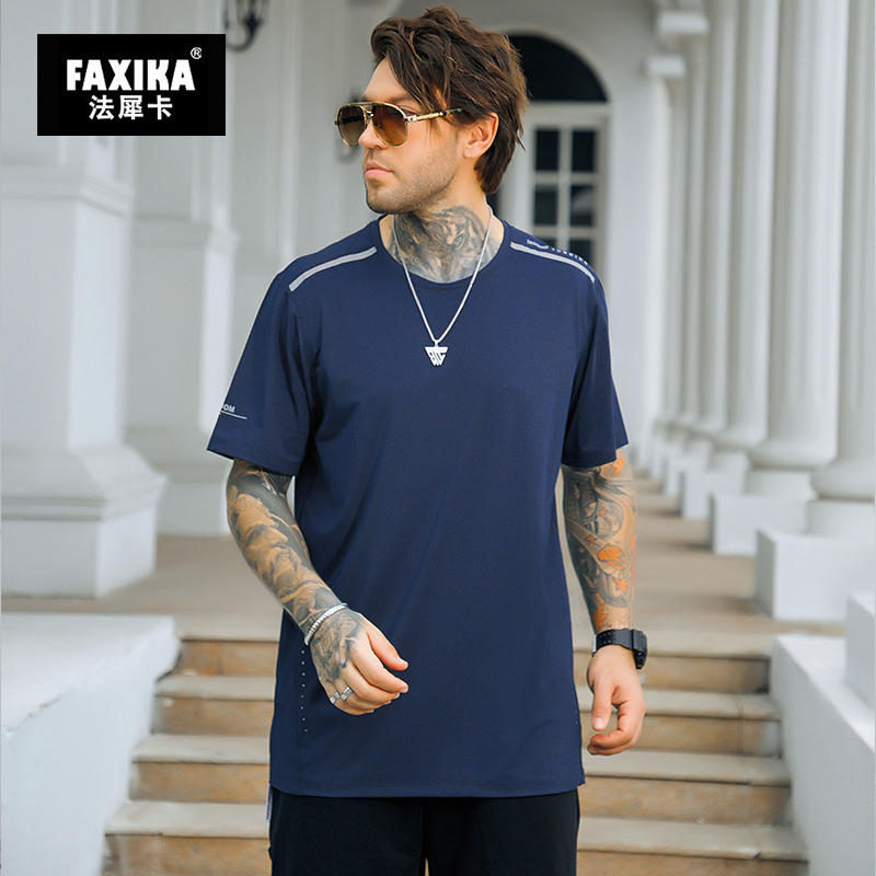 เสื้อยืดผู้ชายอ้วน S-5XL(อกเสื้อ39-51นิ้ว)