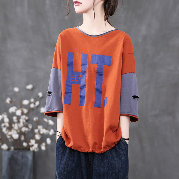 เสื้อยืดวินเทจ ฟรีไซส์อกเสื้อประมาณ 38-42
