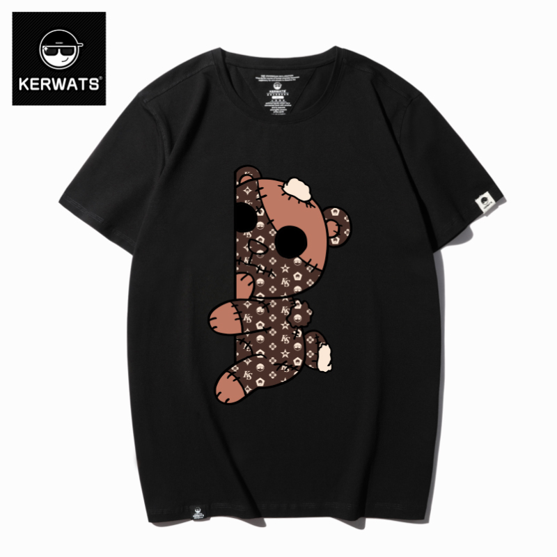 เสื้อยืดผู้ชายอ้วน S-6XL น้ำหนักผู้สวม 50-135 กิโลกรัม