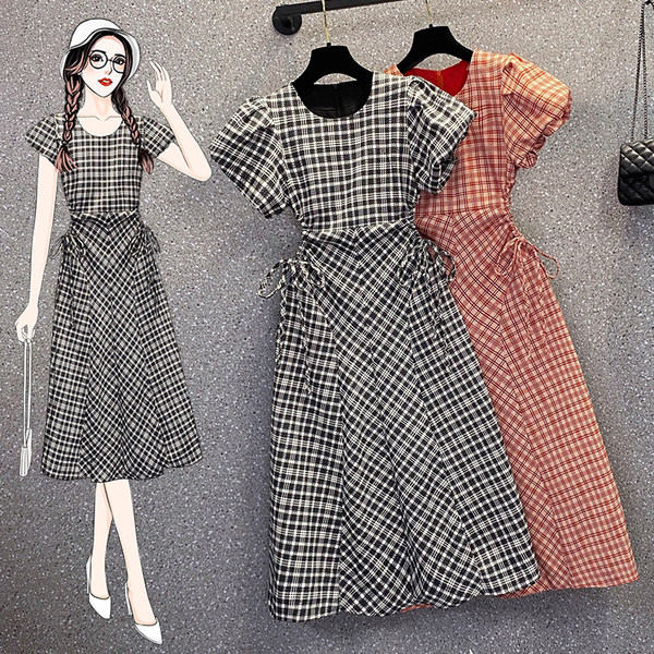 เดรสคนอ้วน เดรสสาวอวบ ชุดเดรสคนอ้วนวัยรุ่น BY PLUS SIZE Girl
