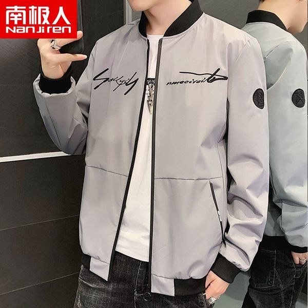 เสื้อแจ็คเก็ตเบสบอล เสื้อคลุม เสื้อแขนยาวสไตล์เกาหลี