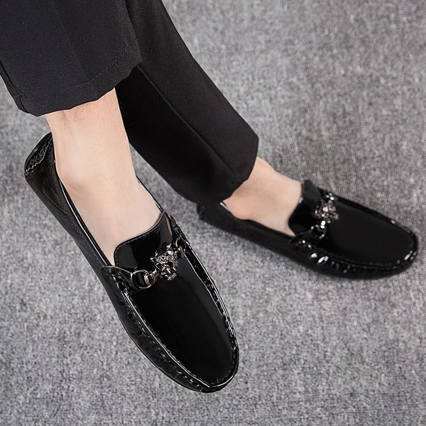 รองเท้าหนังผู้ชาย มีไซส์39-44 รองเท้าโลฟเฟอร์ชาย Slip-On Shoes