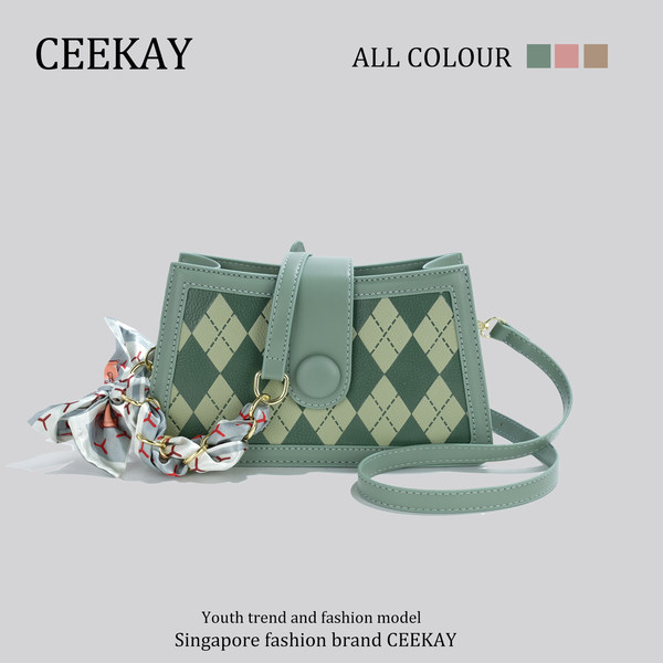 กระเป๋าสะพายข้างเกาหลี กระเป๋าผู้หญิงแบรนด์ CEEKEY