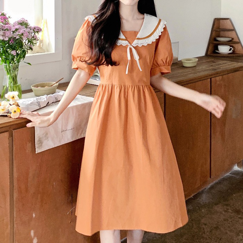 เดรสวัยรุ่น-เดรสคนอ้วนวัยรุ่น L-4XL(อก38-46 นิ้ว)