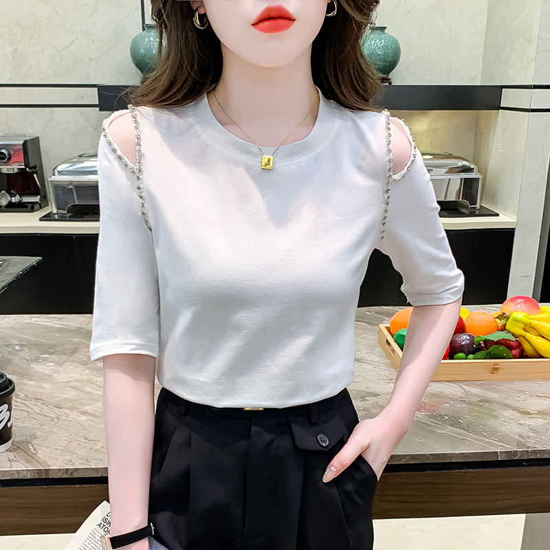 เสื้อผ้าวัยรุ่นเกาหลี เสื้อยืดวัยรุ่นผู้หญิง มีขนาด S M L XL