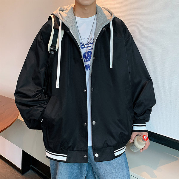 เสื้อแจ็คเก็ตเบสบอล เสื้อคลุม เสื้อแขนยาวสไตล์เกาหลี